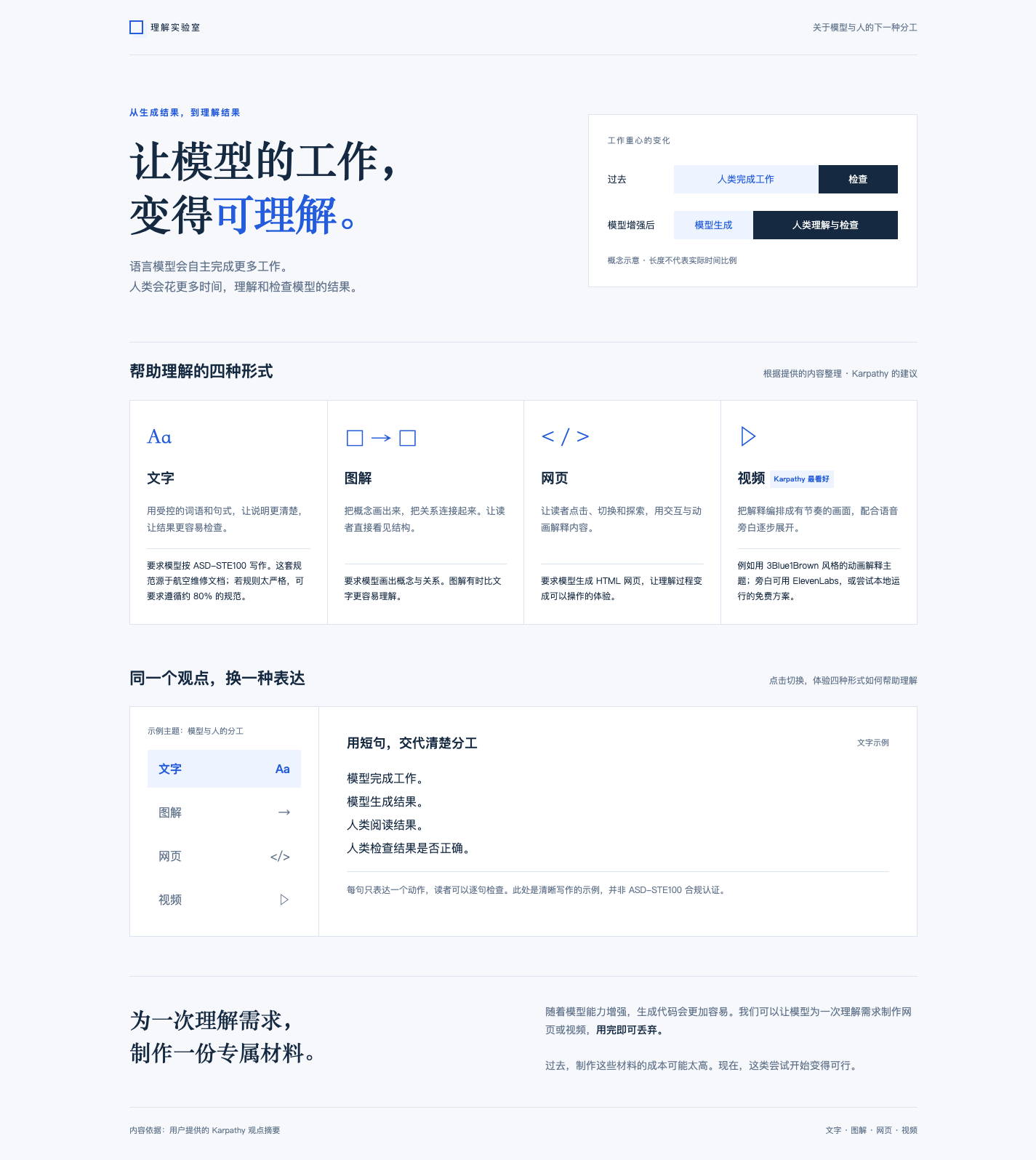 Full screenshot of the explanation page generated with Effective HTML